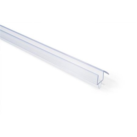 Showerdoordirect Showerdoordirect 14COBS36 36 in. Frameless Shower Door Bottom Sweep with Drip Rail for 0.25 in. Glass; Clear 14COBS36